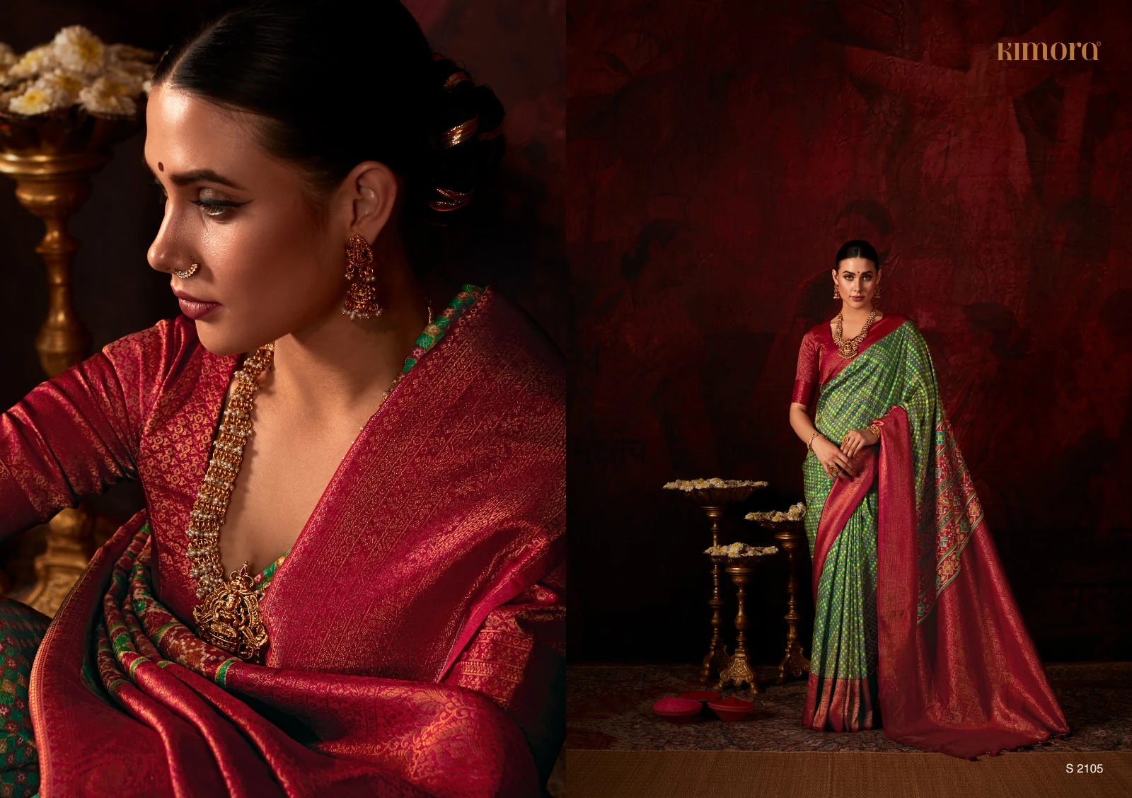 Kimora Laskhmi Soft Silk Wholesale Fancy Sarees Catalog — Wholesale Sarees, Kimora wholesale from Surat - Gallery Image 5